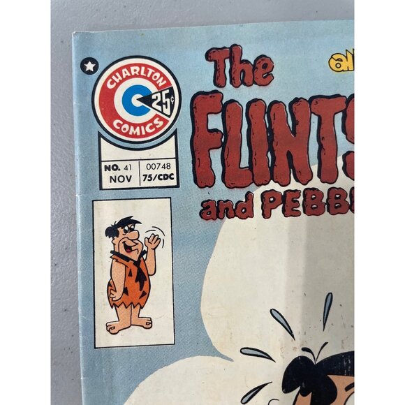 Charlton Comics The Flintstones And Pebbles No. 41 November 1975 Bagged Boarded - Picture 3 of 6